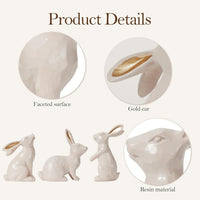 DN DECONATION Easter Bunny Figurines