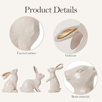 DN DECONATION Easter Bunny Figurines