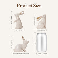 DN DECONATION Easter Bunny Figurines