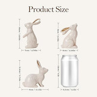 DN DECONATION Easter Bunny Figurines