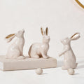 DN DECONATION Easter Bunny Figurines