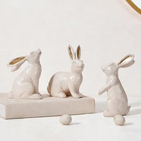 DN DECONATION Easter Bunny Figurines