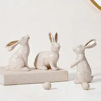 DN DECONATION Easter Bunny Figurines