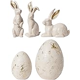 DN DECONATION Easter Bunny Figurines