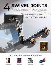 LISEN for iPad Holder Car Road Trip Travel