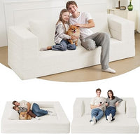 Futon Sofa Bed with Pillow