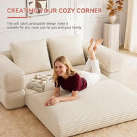 4-in-1 Convertible Folding Sofa Bed