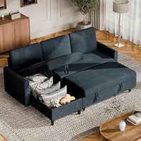 4-in-1 Convertible Folding Sofa Bed