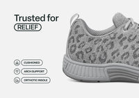 Orthofeet® Coral - Gray Leopard