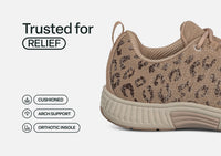 Orthofeet® Coral - Beige Leopard