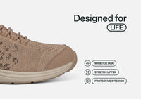 Orthofeet® Coral - Beige Leopard