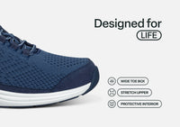 Orthofeet® Coral - Navy/Light Blue